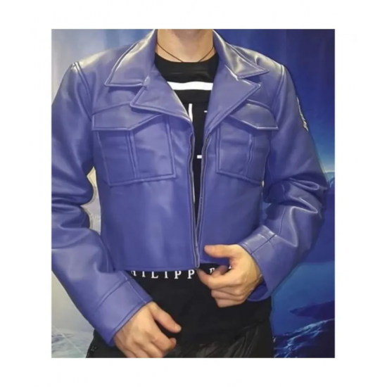 Mens Future Trunks Dragon Ball Leather Jacket